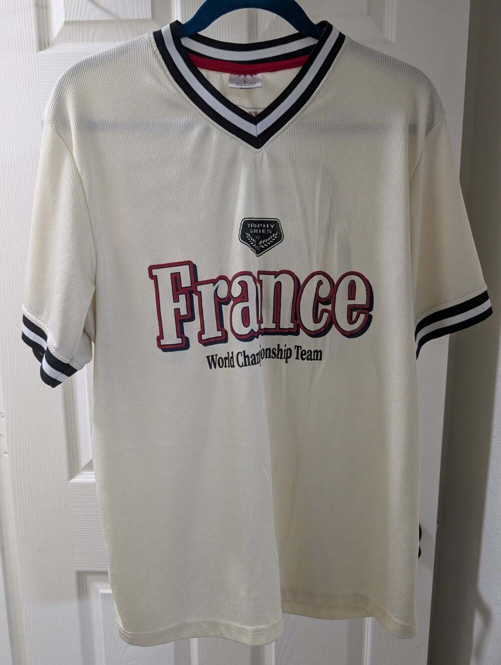 High Octane France Championship Team 86 Jersey Size L White Mesh